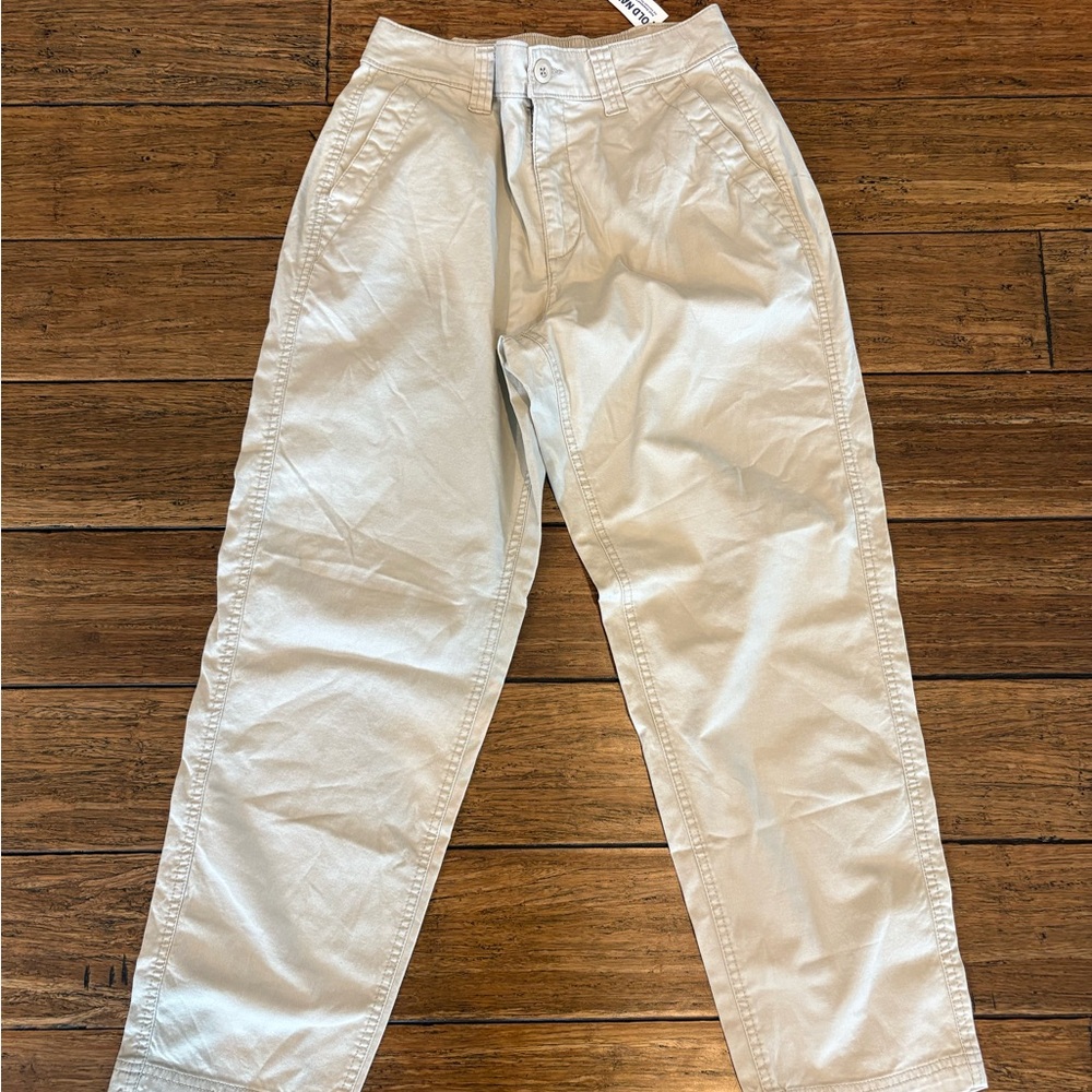 Old Navy Women's Cropped Beige Ankle Pants